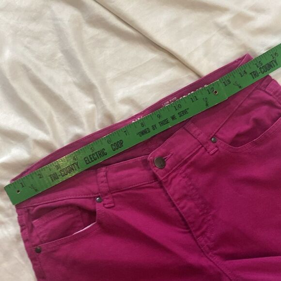 NY&C New York & Company Dark Pink Low Rise Skinny Jeans. Sz 6. Excellent Cond. - Picture 7 of 11